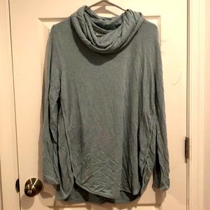 Lou & Grey Cowl Neck Sweatshirt Size XL